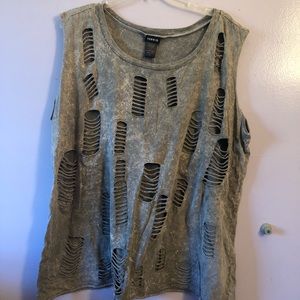 Torn torrid tank top